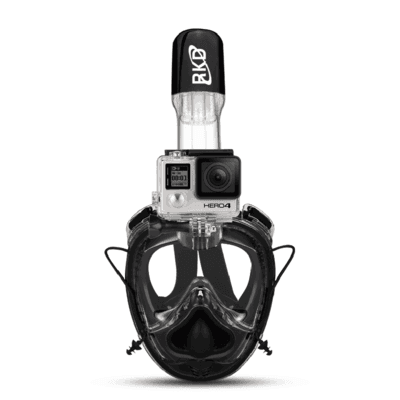 RKD universal size full face snorkel mask with go pro mount R20GS