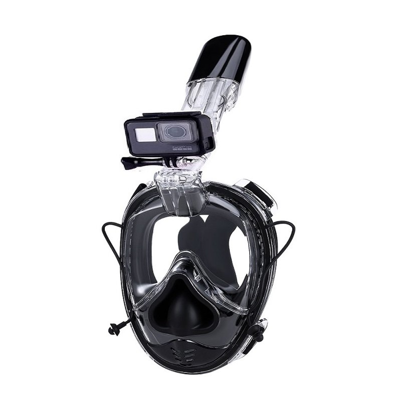 sFun RKD universal size full face snorkel mask with go pro mount R20G Full Face Snorkel Mask(Universal Size ) image4