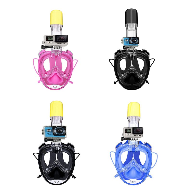 sFun RKD universal size full face snorkel mask with go pro mount R20G Full Face Snorkel Mask(Universal Size ) image4