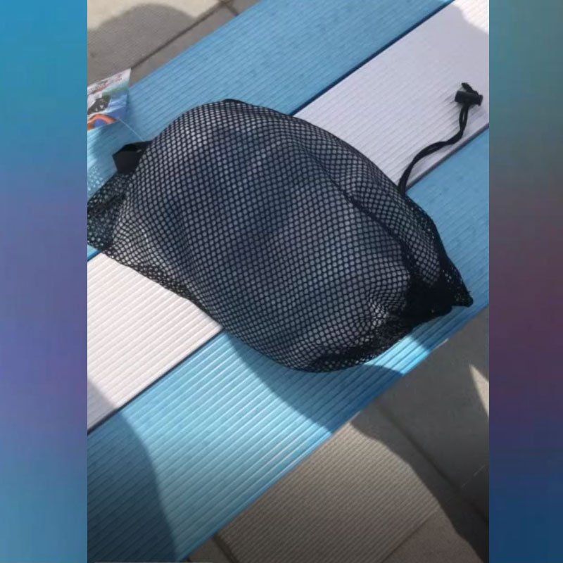 RKD full face snorkel mask open mesh bag and install video