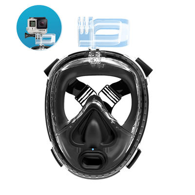 RKD All New Full Face Scuba Mask With Rotationable  Go Pro Mount D40